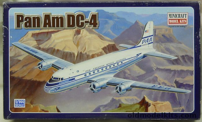 Minicraft 1/144 DC-4 Pan American - (Pan Am), 14500 plastic model kit